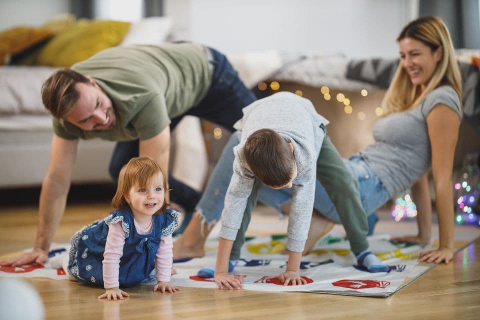 Family Playing