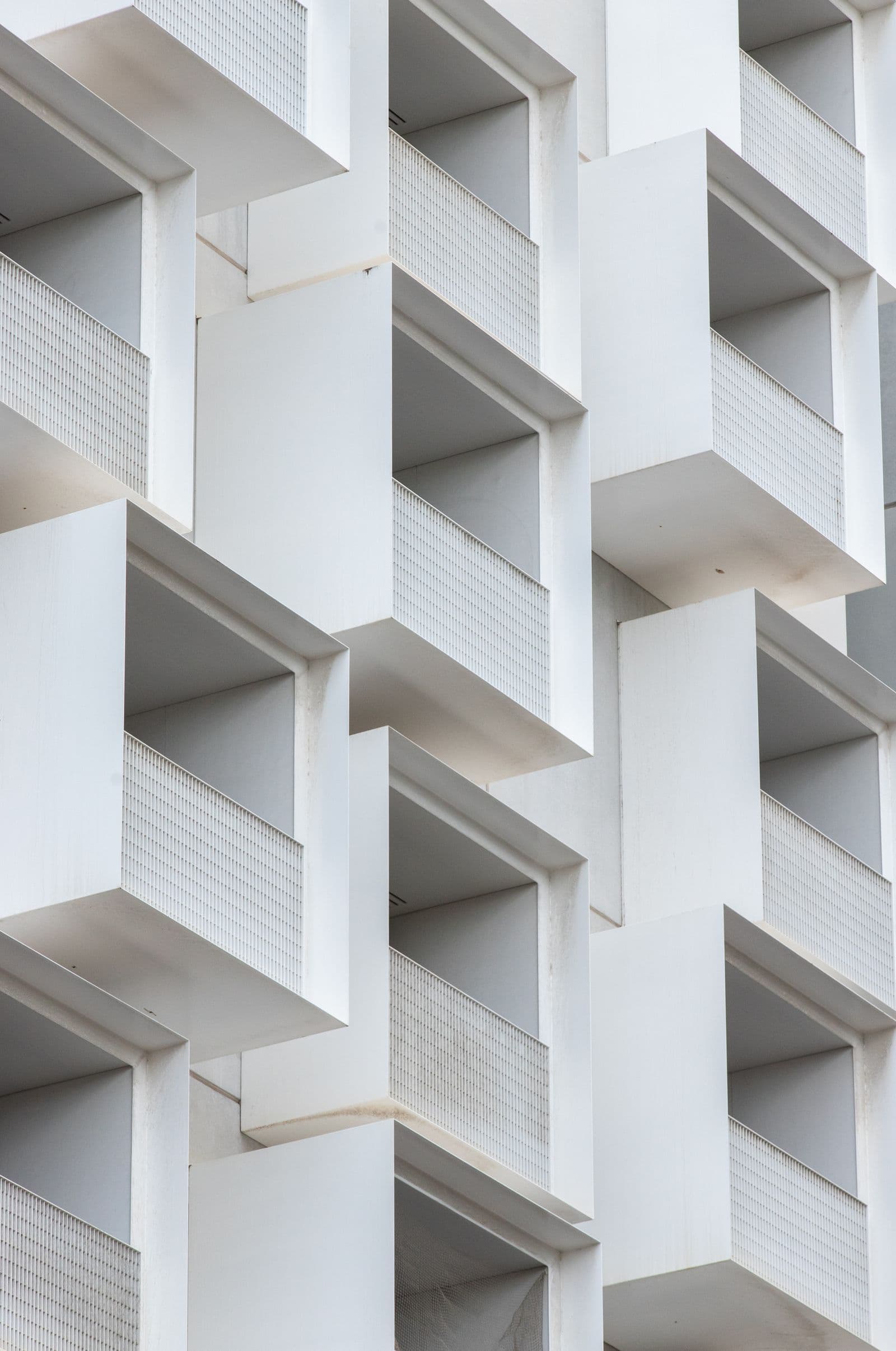 Balconies on an apartment building in Melbourne