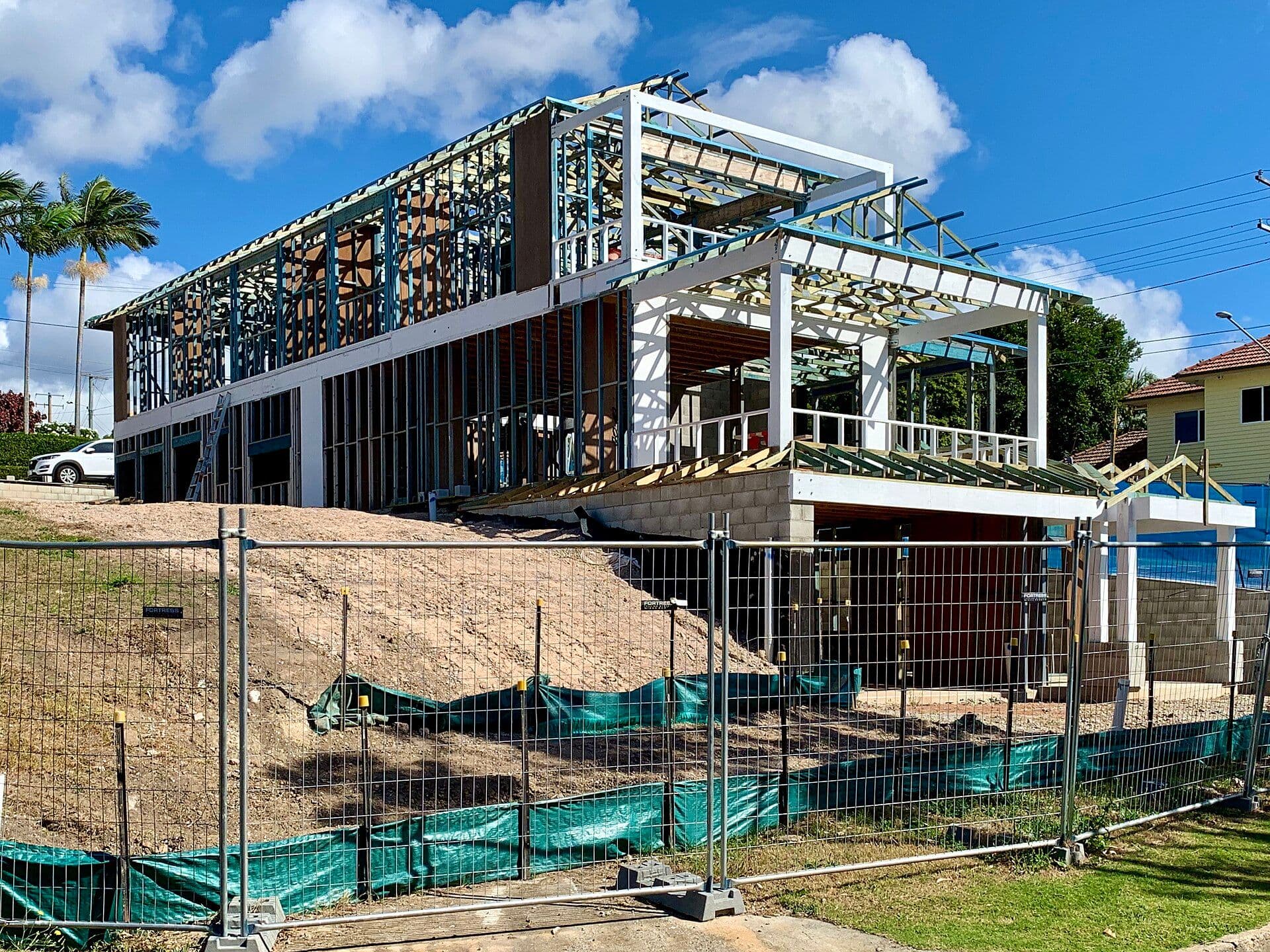 New Australian home under construction before an NBN connection