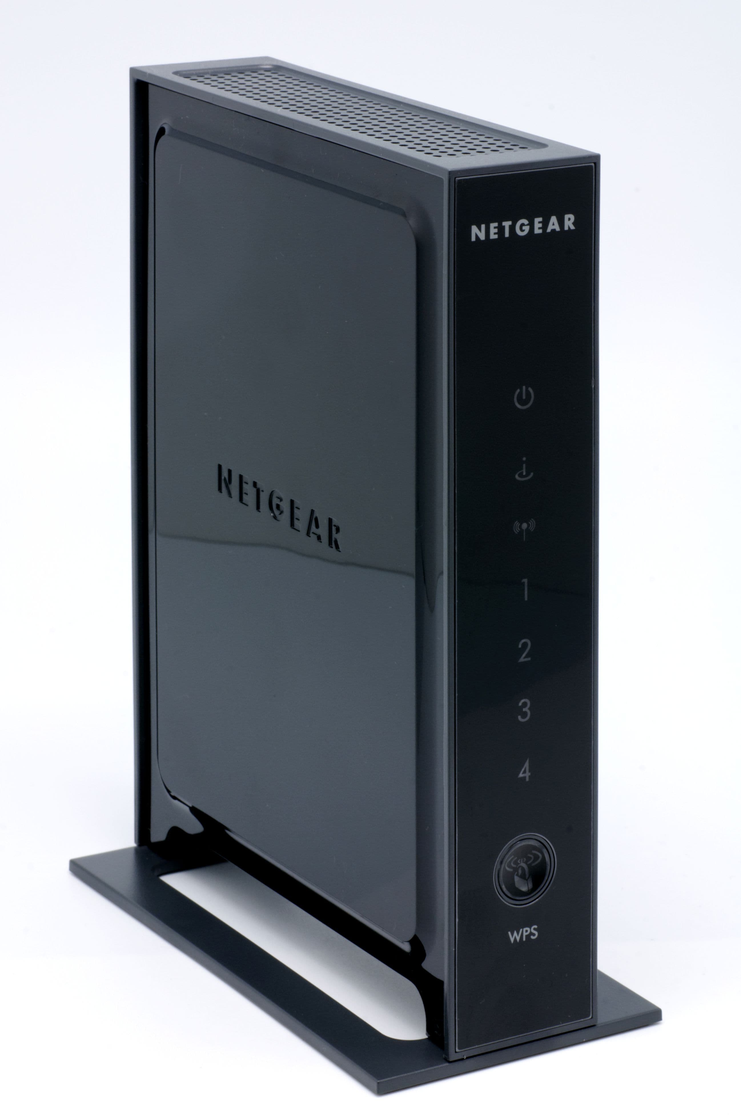 Wireless router image for NBN speed testing and home broadband troubleshooting.