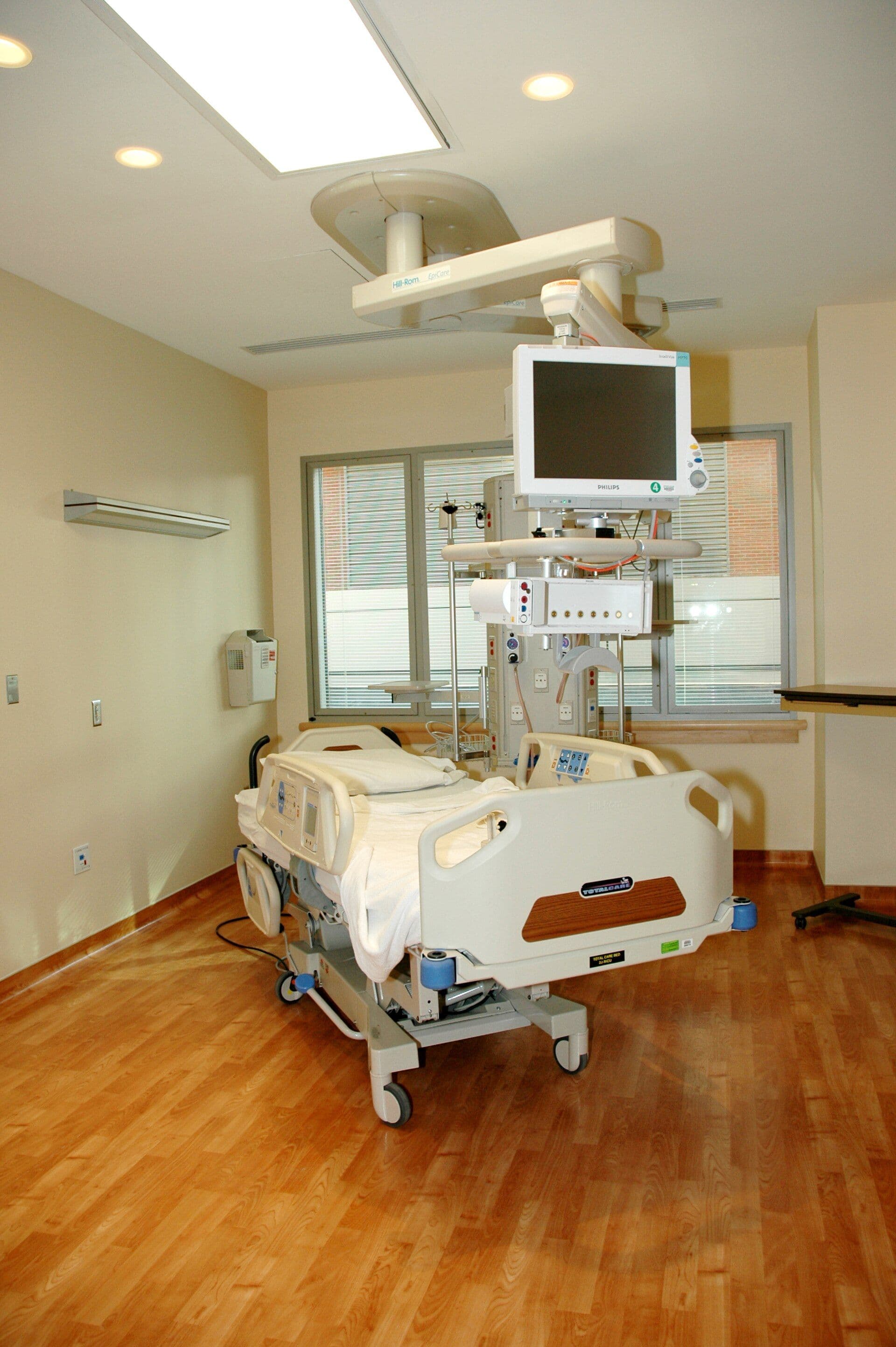 Private hospital room representing hospital cover